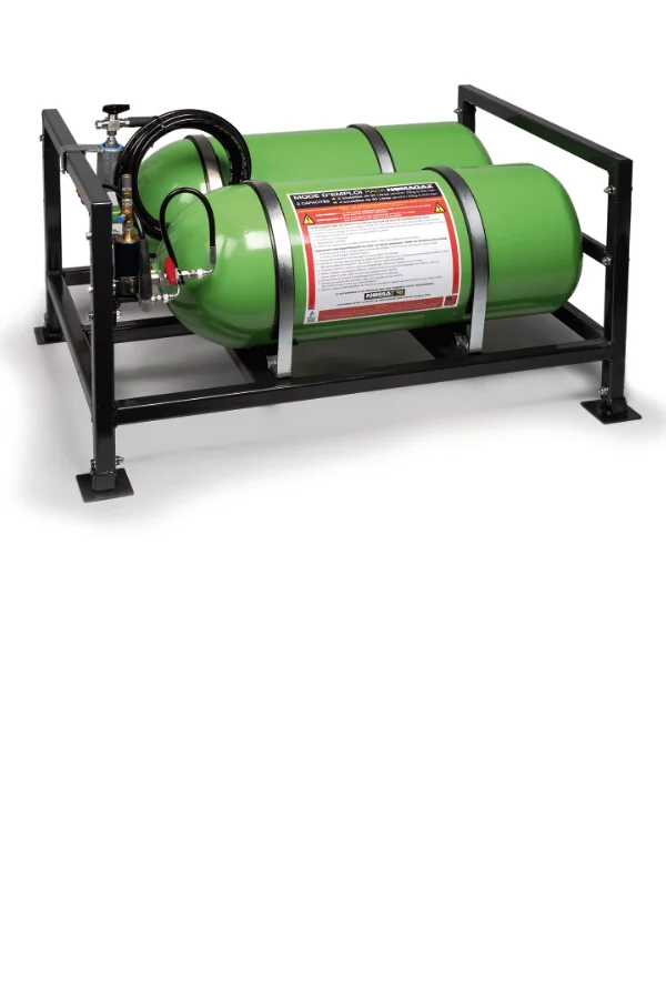 Rack gaz 2 bouteilles